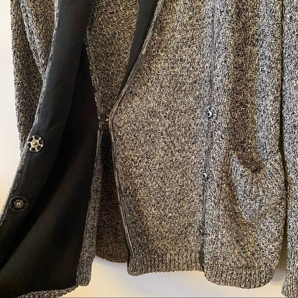 Lululemon Post Practice Cardigan- Ghost / Black - Picture 8 of 16